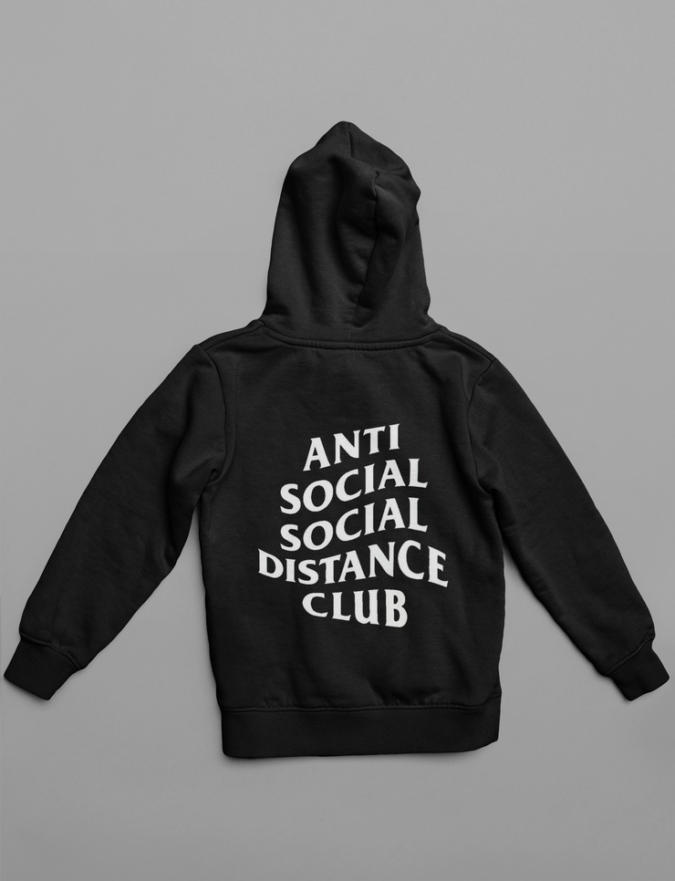 Anti social distancing club discount hoodie