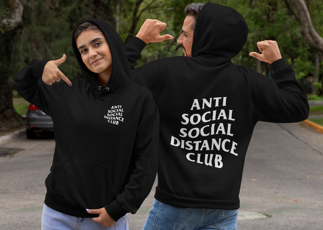 Anti social distancing club hoodie sale